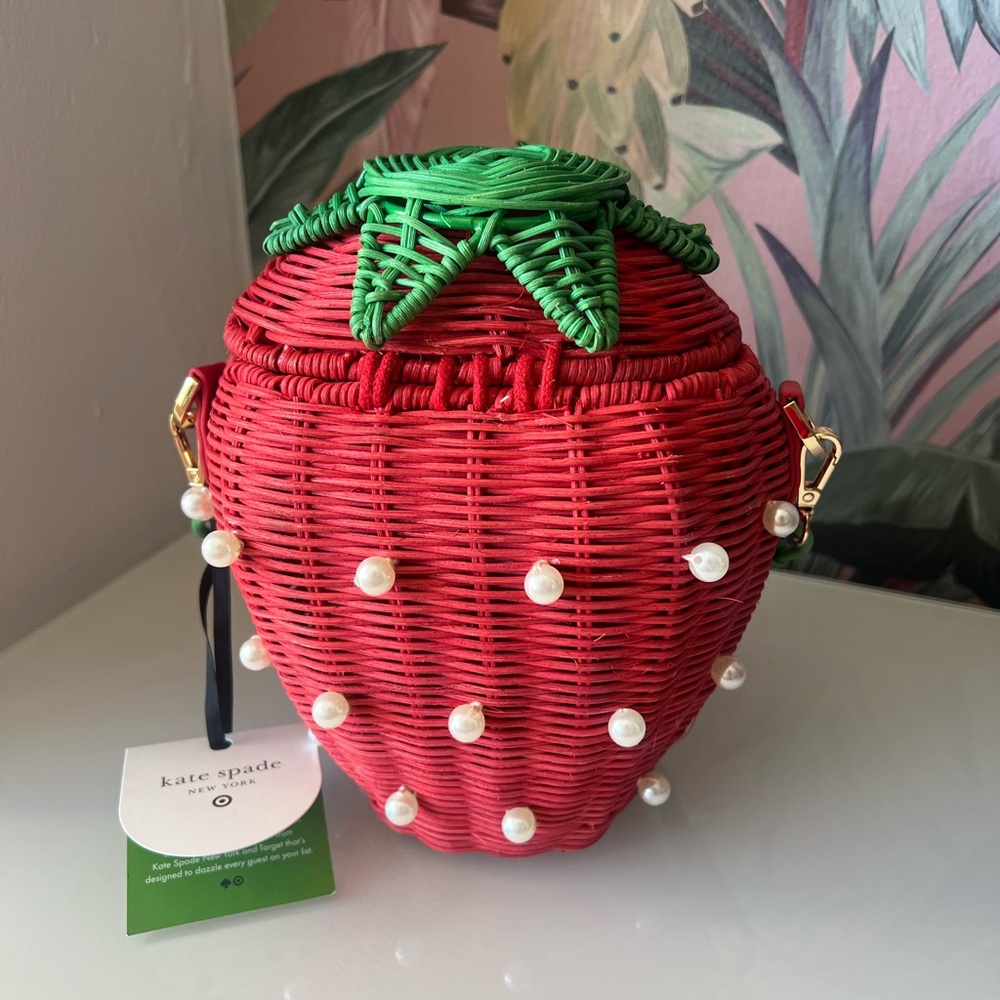 Kate Spade New York x Target Strawberry Basket Bucket Bag